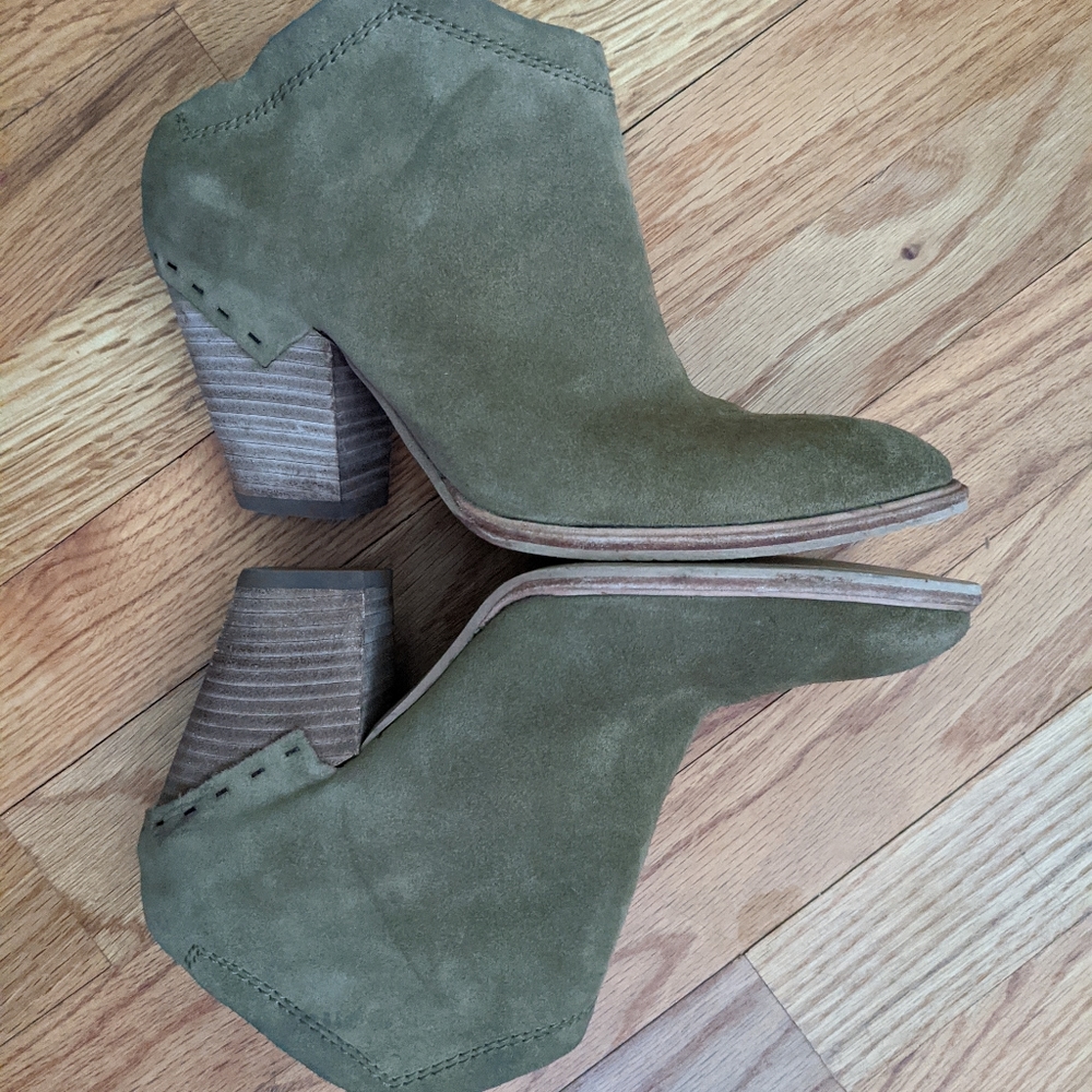 SOLD Dolce Vita Haku bootie 6.5 green Anthropologie